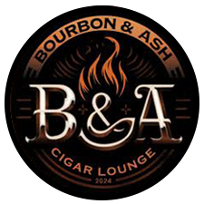 Bourbon & Ash Cigar Lounge logo
